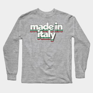 Made In Italy Long Sleeve T-Shirt